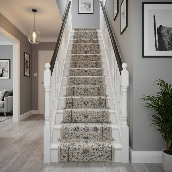 Ancient Garden Cream 57126-6666 Stair Runner