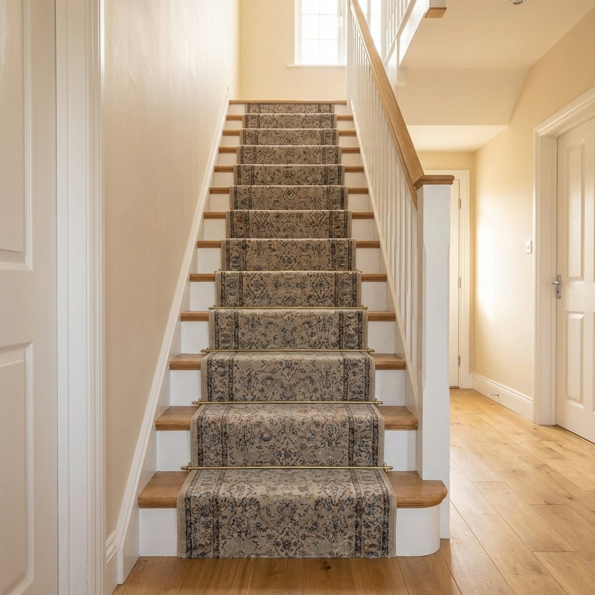 Ancient Garden Cream/Beige 57276-9295 Stair Runner