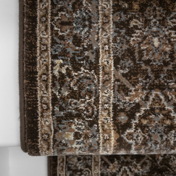 Ancient Garden Marron Foncé/Beige 57276-3235 Tapis d’escalier