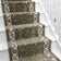 Ancient Garden Green/Ivory 57365-4464 Stair Runner - 1ft / 2ft 2in