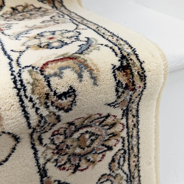 Ancient Garden Ivory/Ivory 57365-6464 Stair Runner