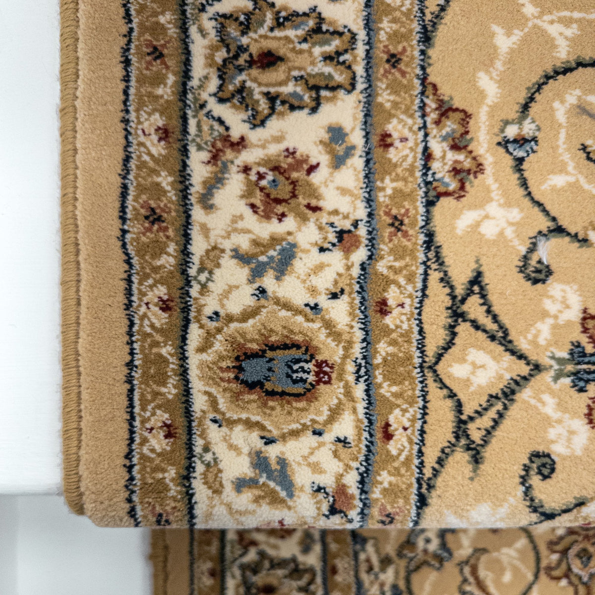 Ancient Garden Light Gold/Ivory 57120-2464 Stair Runner