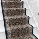 Ancient Garden Navy 57011-3464 Stair Runner - 1ft / 2ft 2in