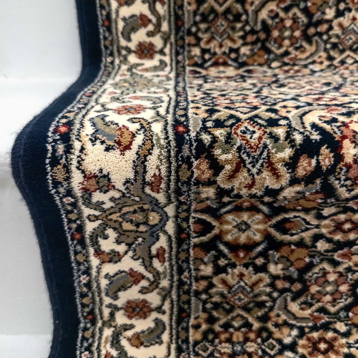 Ancient Garden Navy 57011-3464 Stair Runner