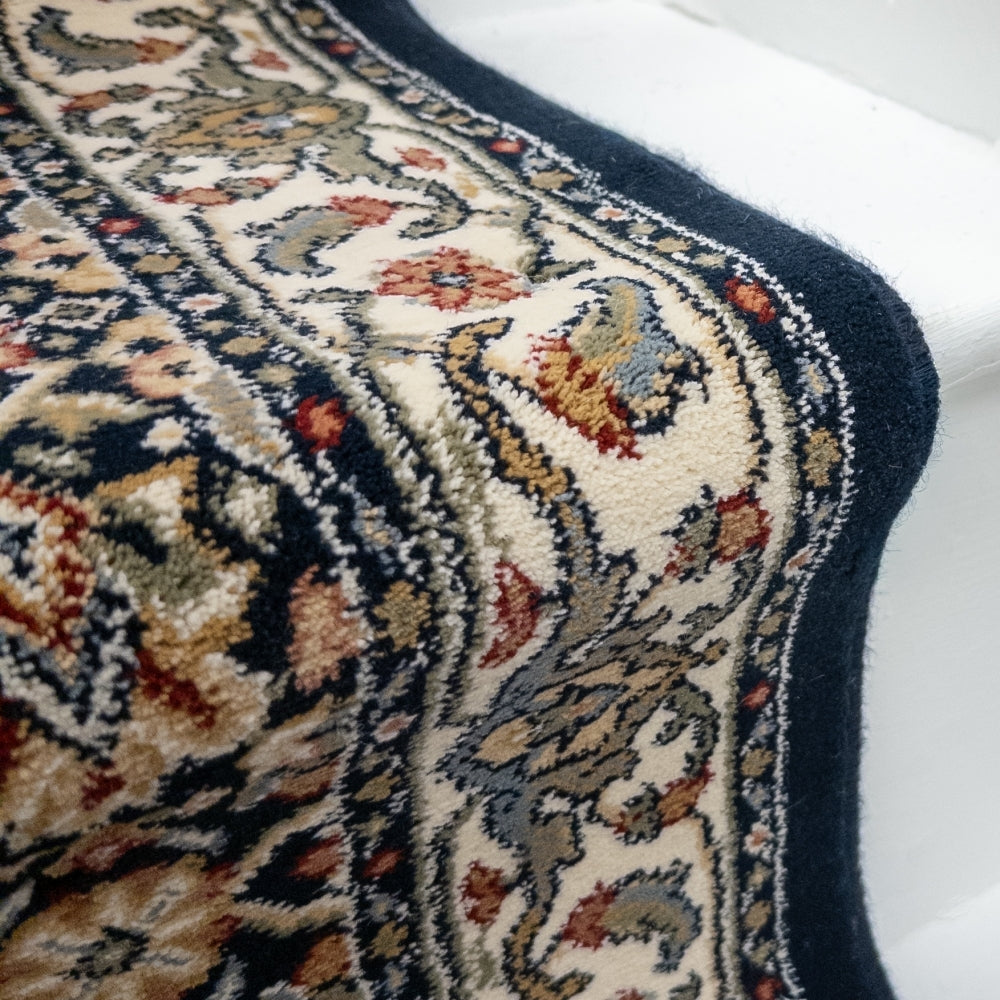 Ancient Garden Navy 57011-3464 Stair Runner
