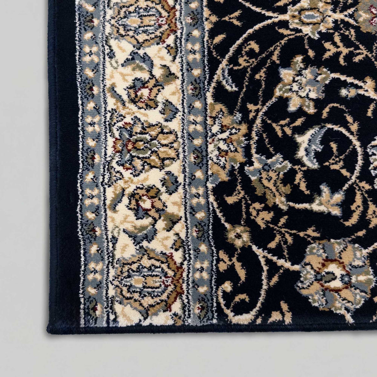 Ancient Garden Navy 57120-3464 Stair Runner
