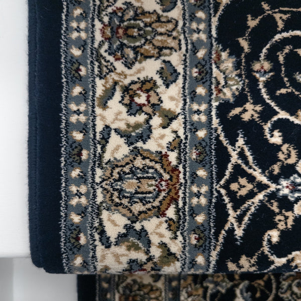 Ancient Garden Navy 57120-3464 Stair Runner
