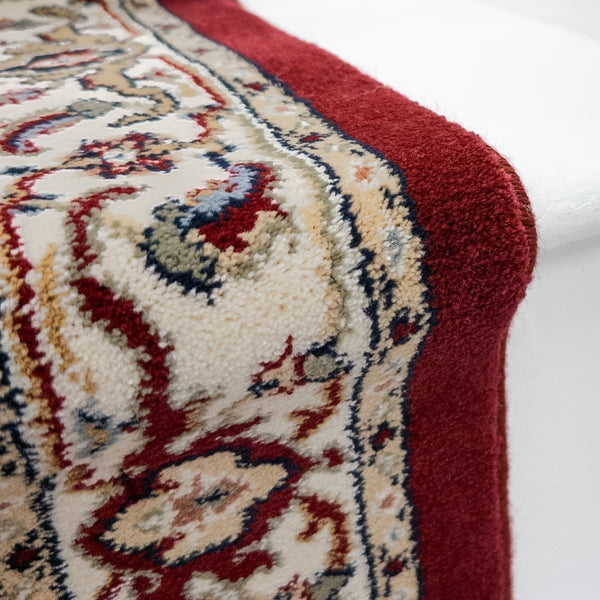 Ancient Garden Red/Ivory 57011-1414 Stair Runner