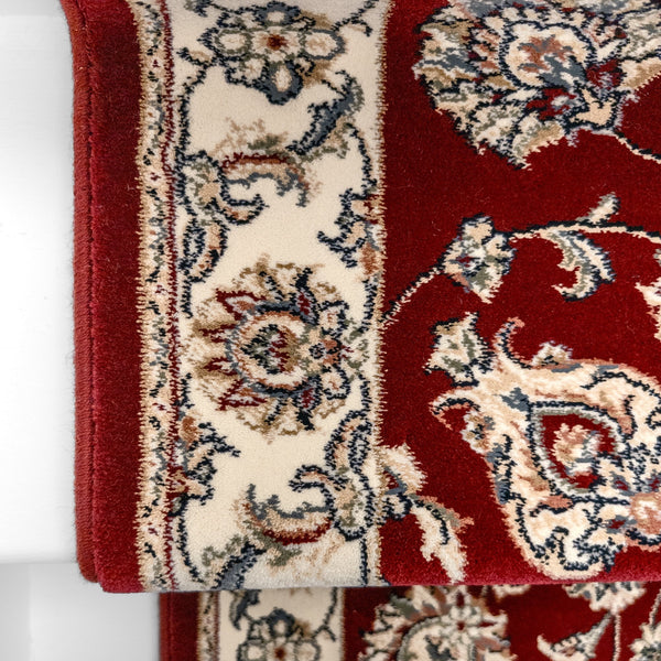 Ancient Garden Red/Ivory 57365-1464 Stair Runner