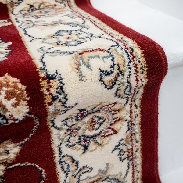 Ancient Garden Red/Ivory 57365-1464 Stair Runner