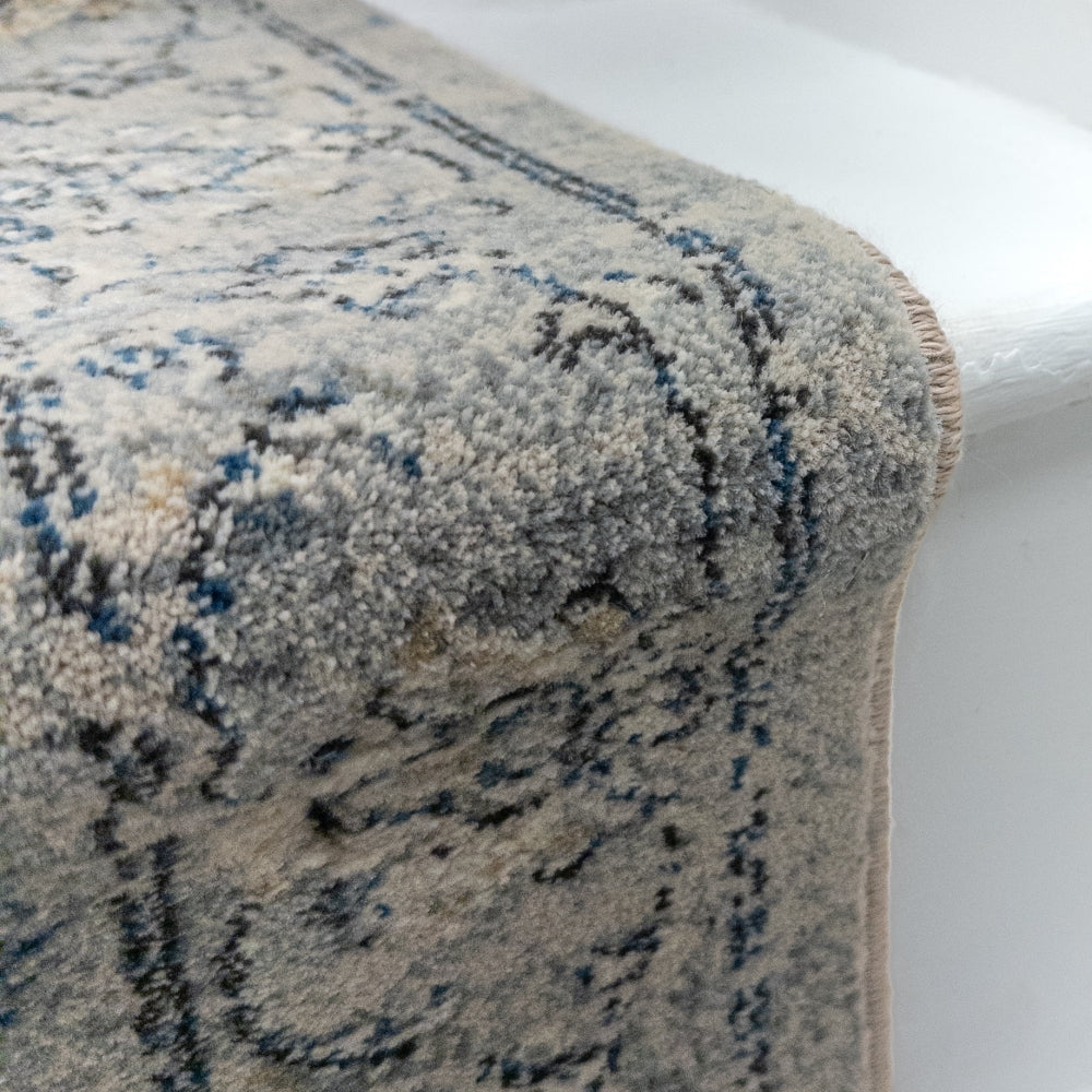 Ancient Garden Silver/Grey 57126-9696 Stair Runner