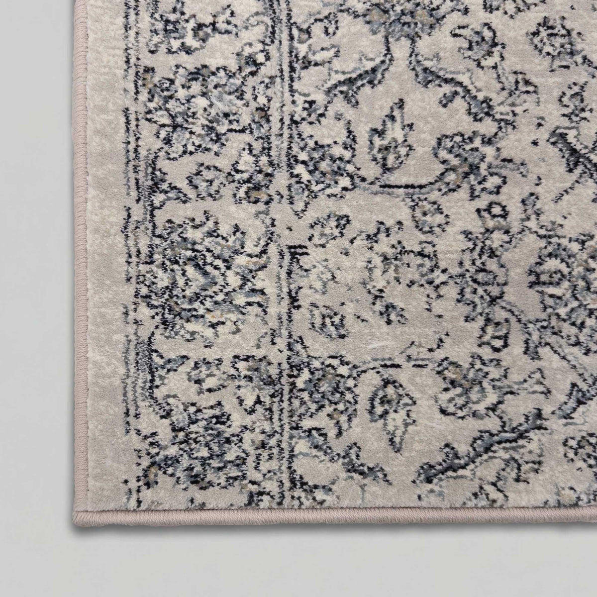 Ancient Garden Silver/Gray 57136-9696 Stair Runner