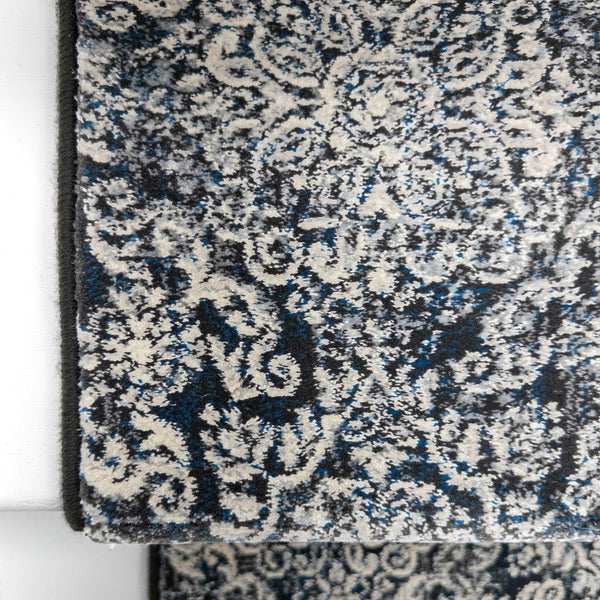 Ancient Garden Steel Blue 57162-3696 Stair Runner