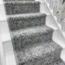 Ancient Garden Steel Blue/Cream 57136-4646 Stair Runner - 30cm / 66cm