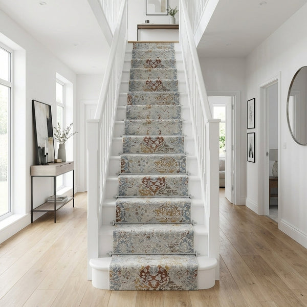 Annalise Beige/Multi 7602-899 Stair Runner