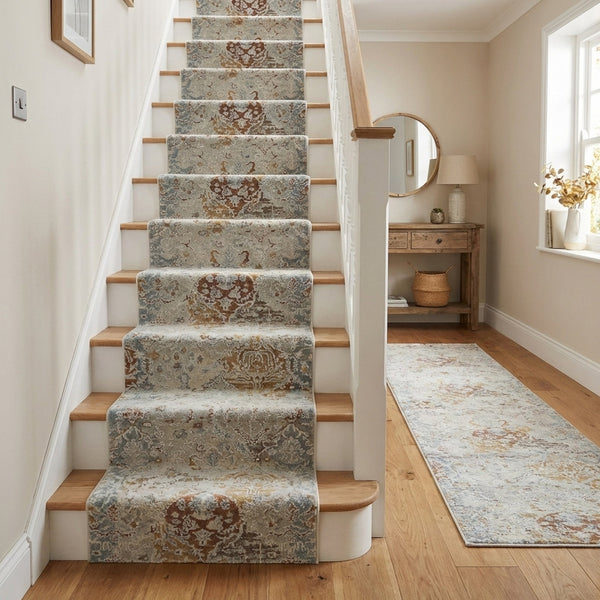 Annalise Beige/Multi 7602-899 Stair Runner