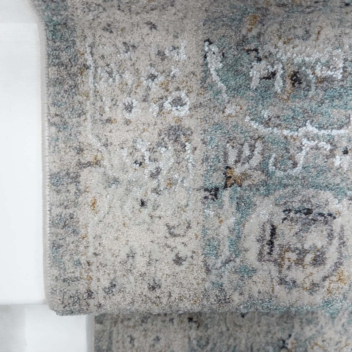 Annalise Blue/Beige 7604-580 Stair Runner