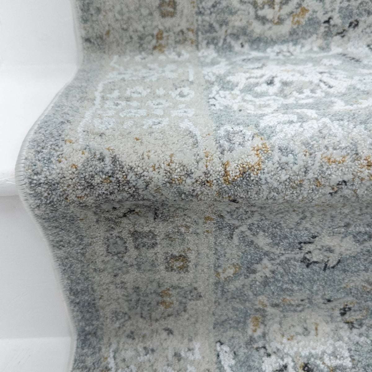 Annalise Blue/Beige 7604-580 Stair Runner