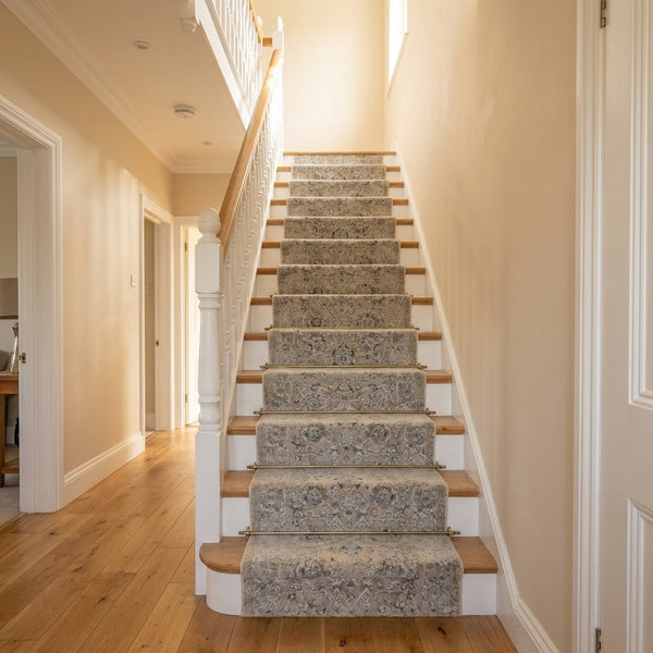 Annalise Cream/Beige 7604-180 Stair Carpet Runner