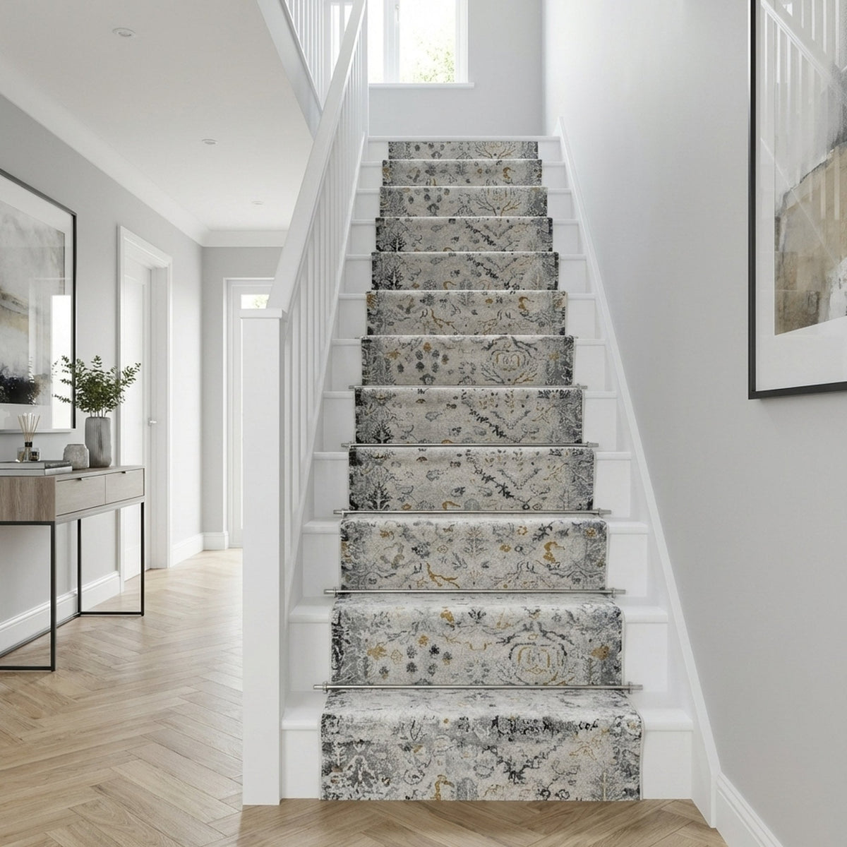 Annalise Cream/Multi 7602-199 Stair Runner