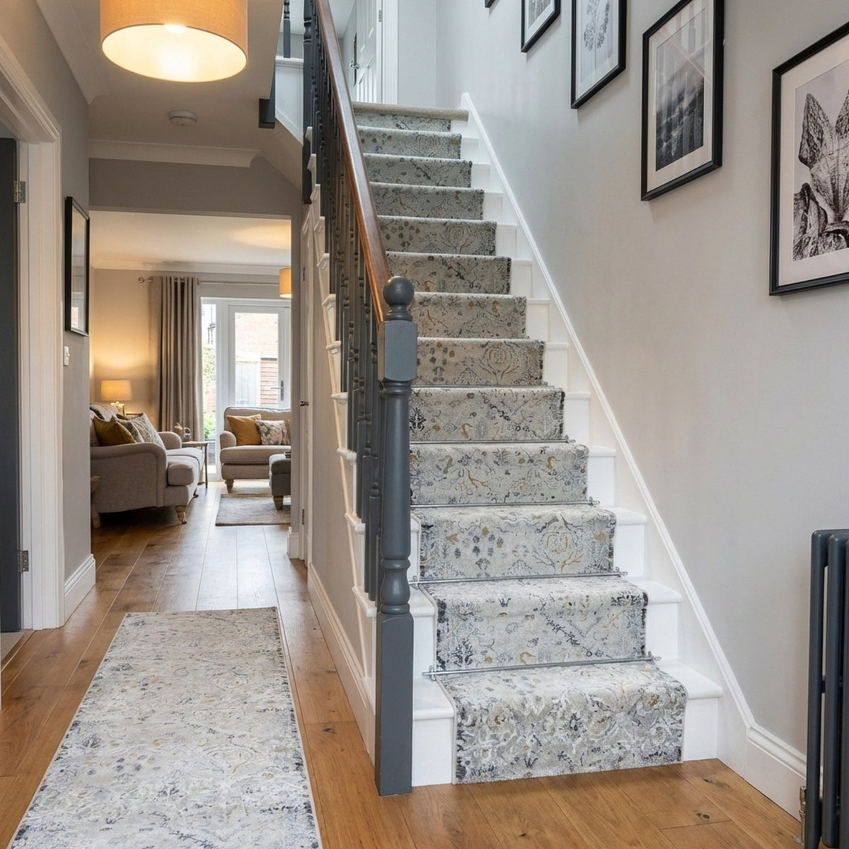 Annalise Cream/Multi 7602-199 Stair Runner
