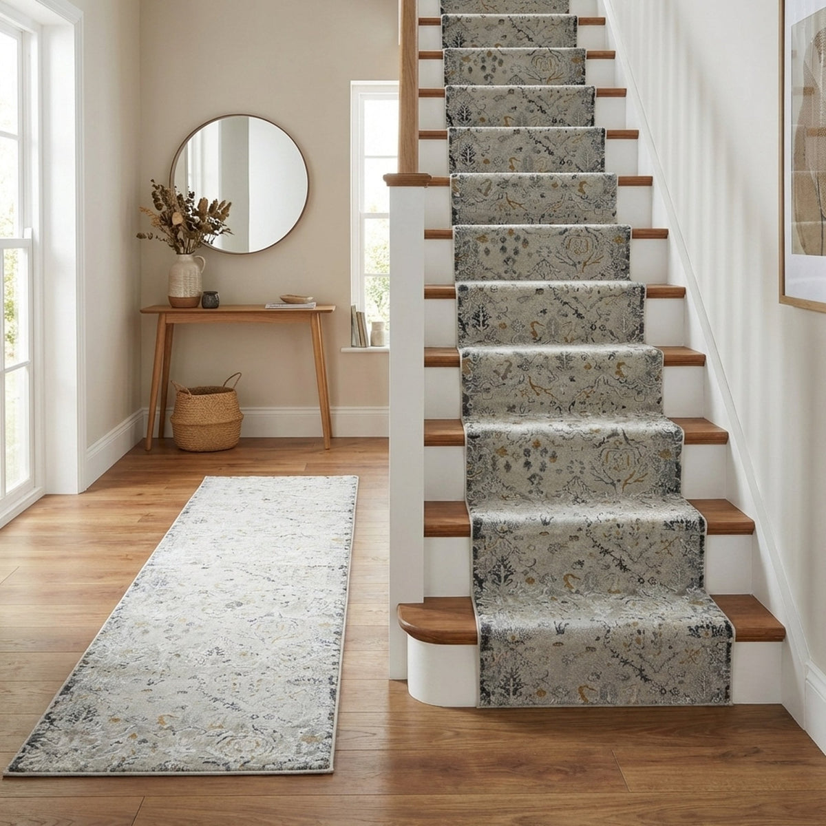 Annalise Cream/Multi 7602-199 Stair Runner