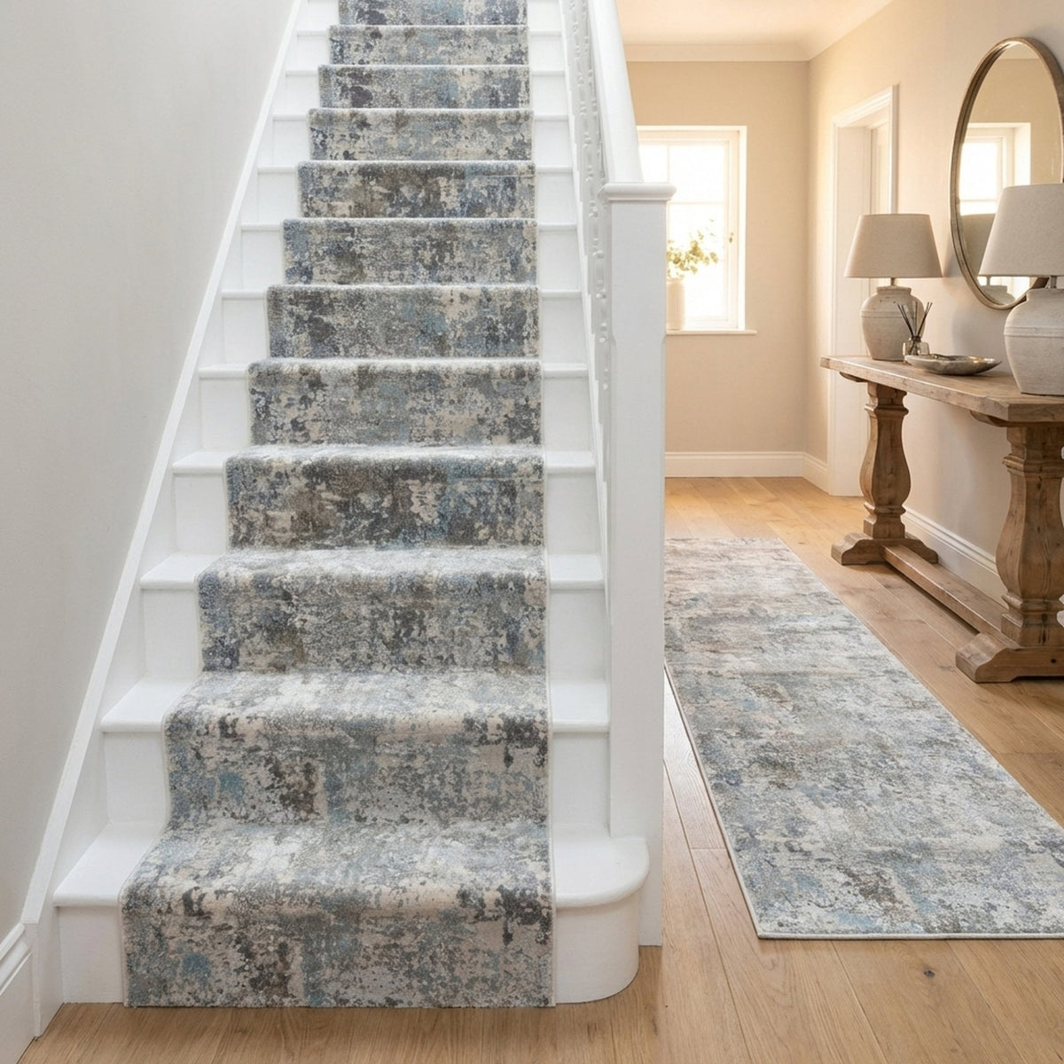 Castilla Cream 3528-190 Stair Runner