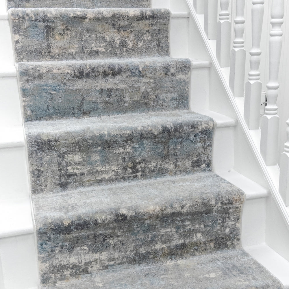 Castilla Cream/Gray 3533-190 Stair Runner