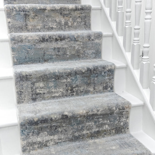 Castilla Cream/Gray 3533-190 Stair Runner