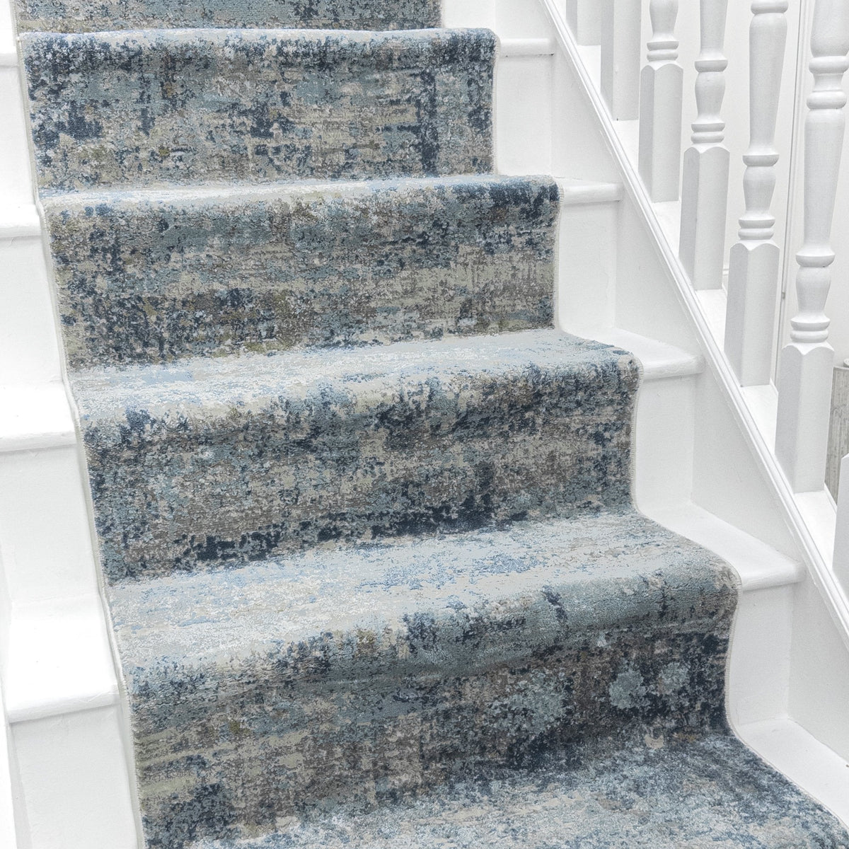 Castilla Gray/Blue 3533-950 Stair Runner