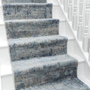 Castilla Grey/Blue 3533-950 Stair Runner - 30cm / 66cm