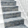 Castilla Grey/Blue 3533-950 Stair Runner - 30cm / 66cm