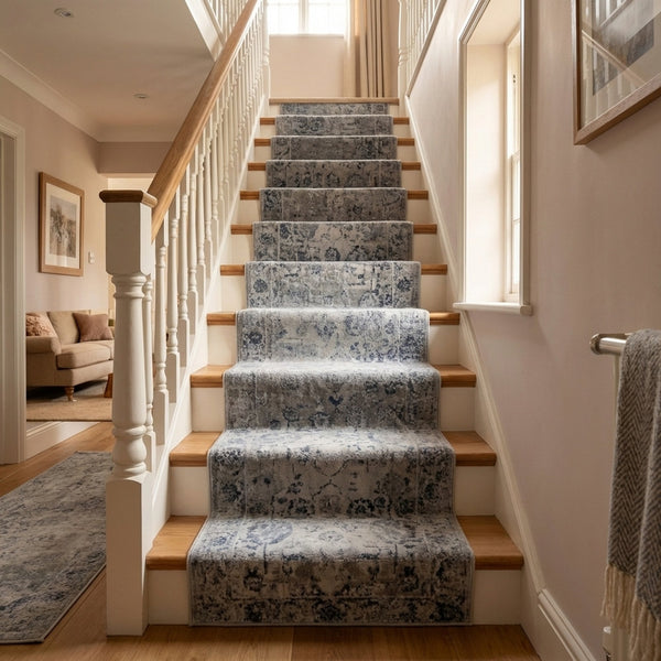 Castilla Gray/Blue 3530-950 Stair Runner