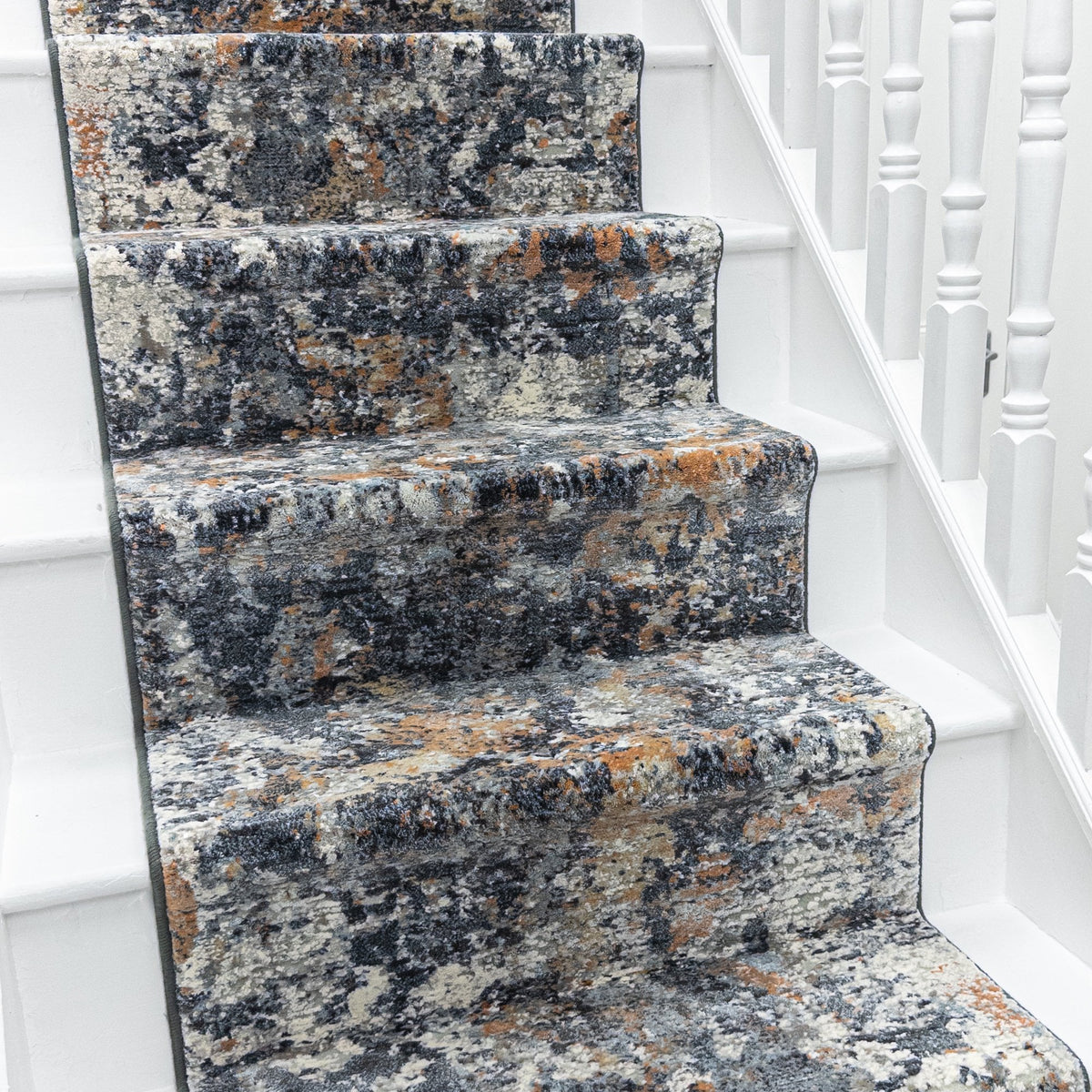 Couture Charcoal/Copper 52023-3616 Stair Runner