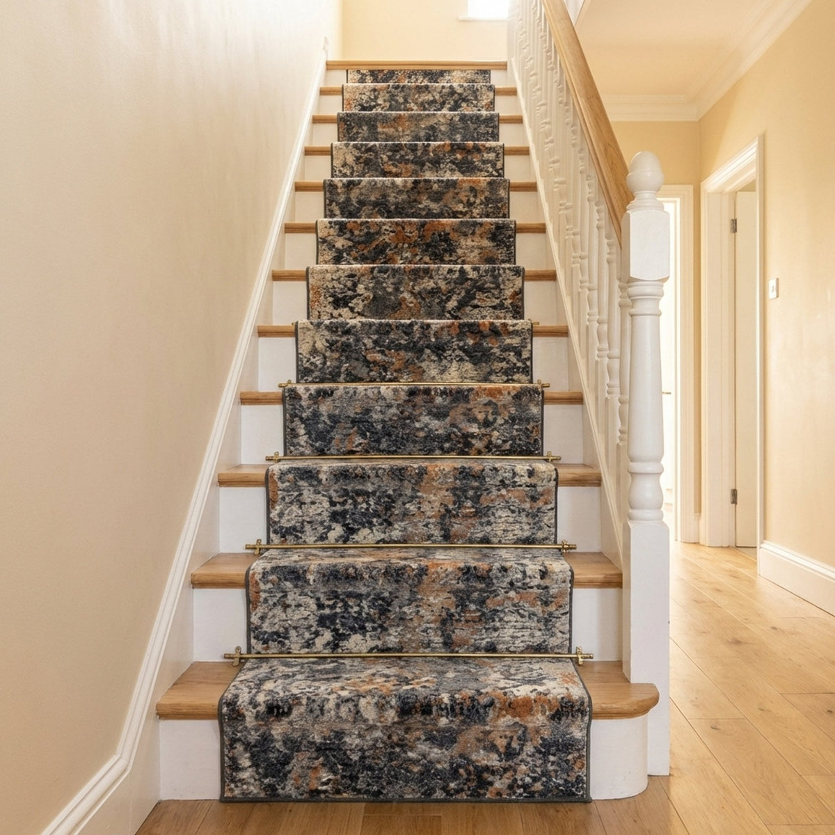 Couture Charcoal/Copper 52023-3616 Stair Runner