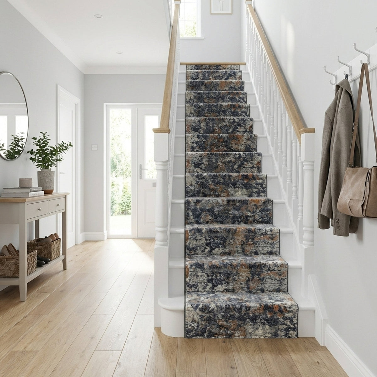Couture Charcoal/Copper 52023-3616 Stair Runner