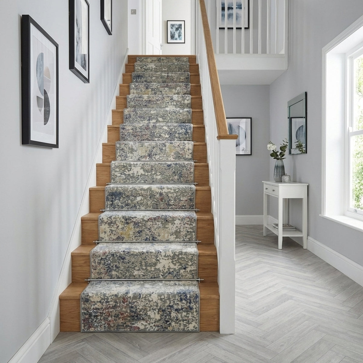 Couture Gray 52016-6464 Stair Runner