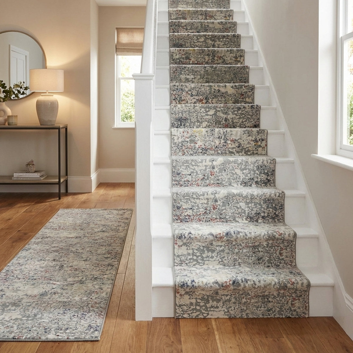 Couture Gray 52016-6464 Stair Runner