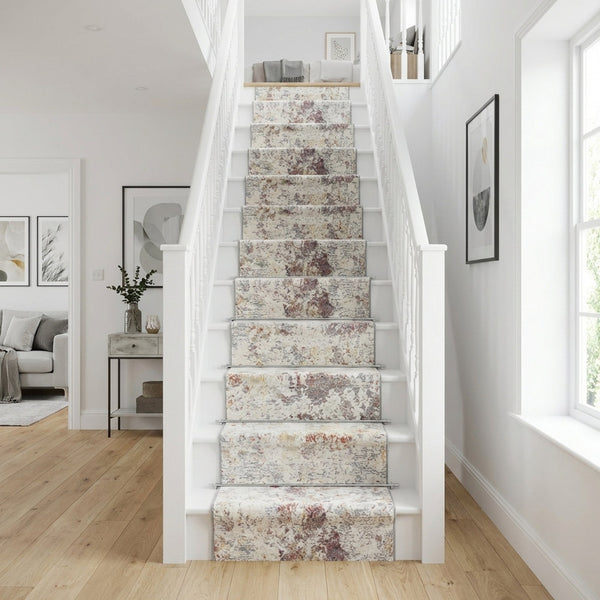 Couture Gray/Gold 52023-6414 Stair Runner