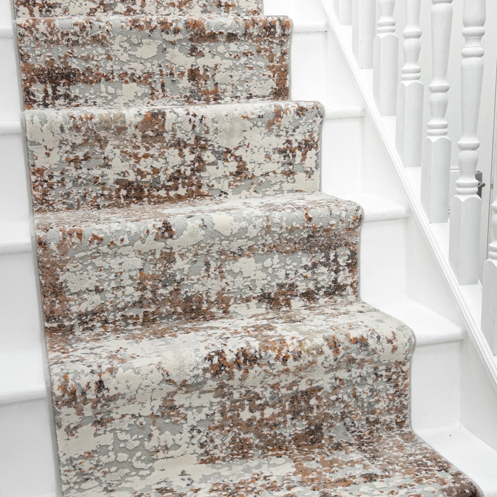 Couture Ivory/Copper 52016-1626 Stair Runner