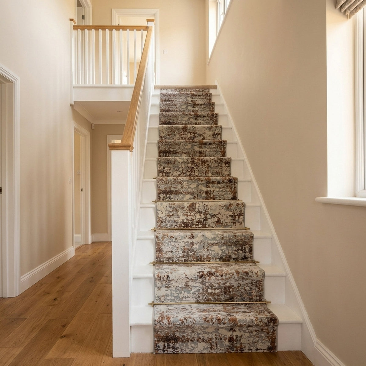 Couture Ivory/Copper 52016-1626 Stair Runner
