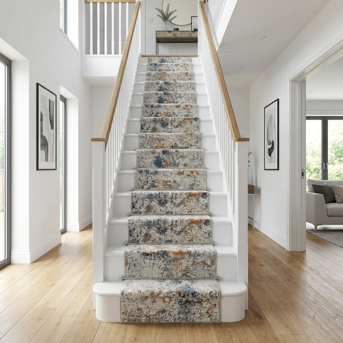 Couture Ivory/Copper 52023-6616 Stair Runner