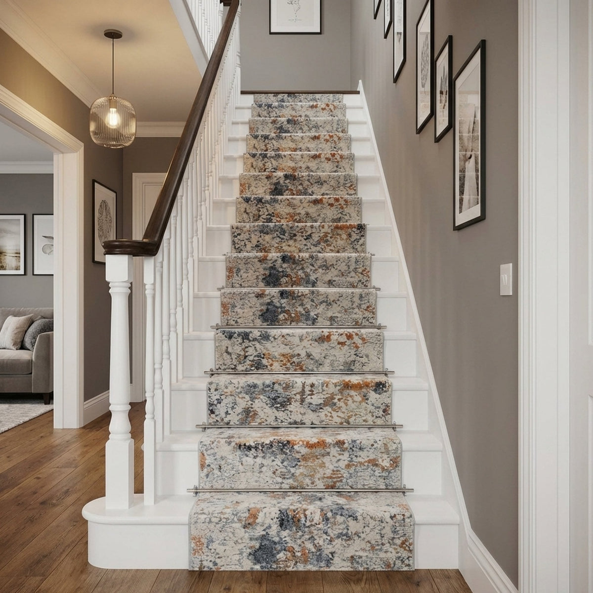 Couture Ivory/Copper 52023-6616 Stair Runner