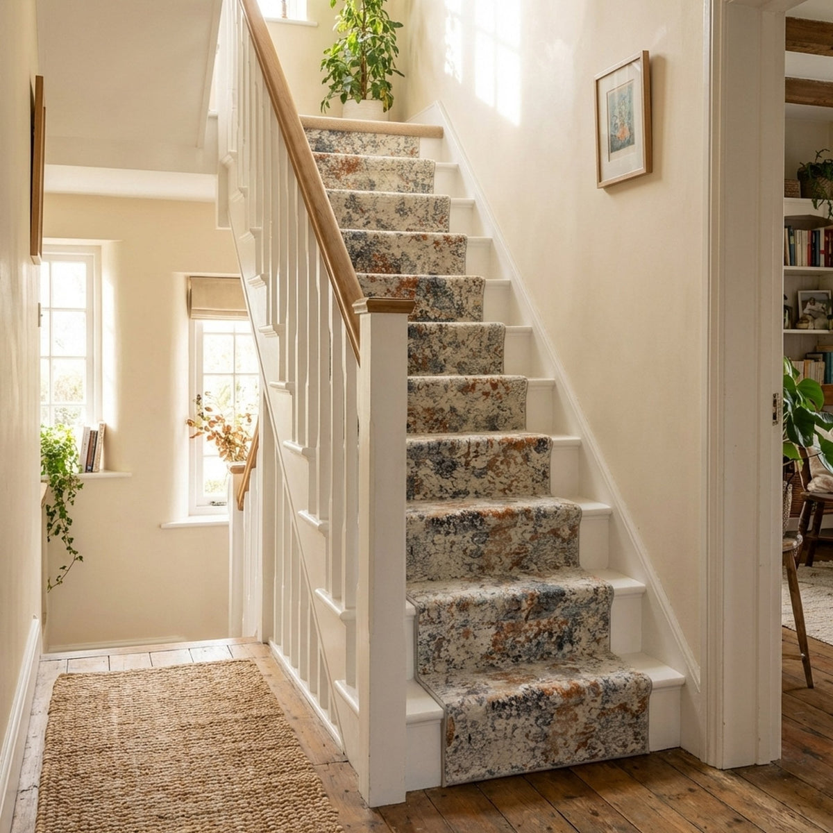 Couture Ivory/Copper 52023-6616 Stair Runner