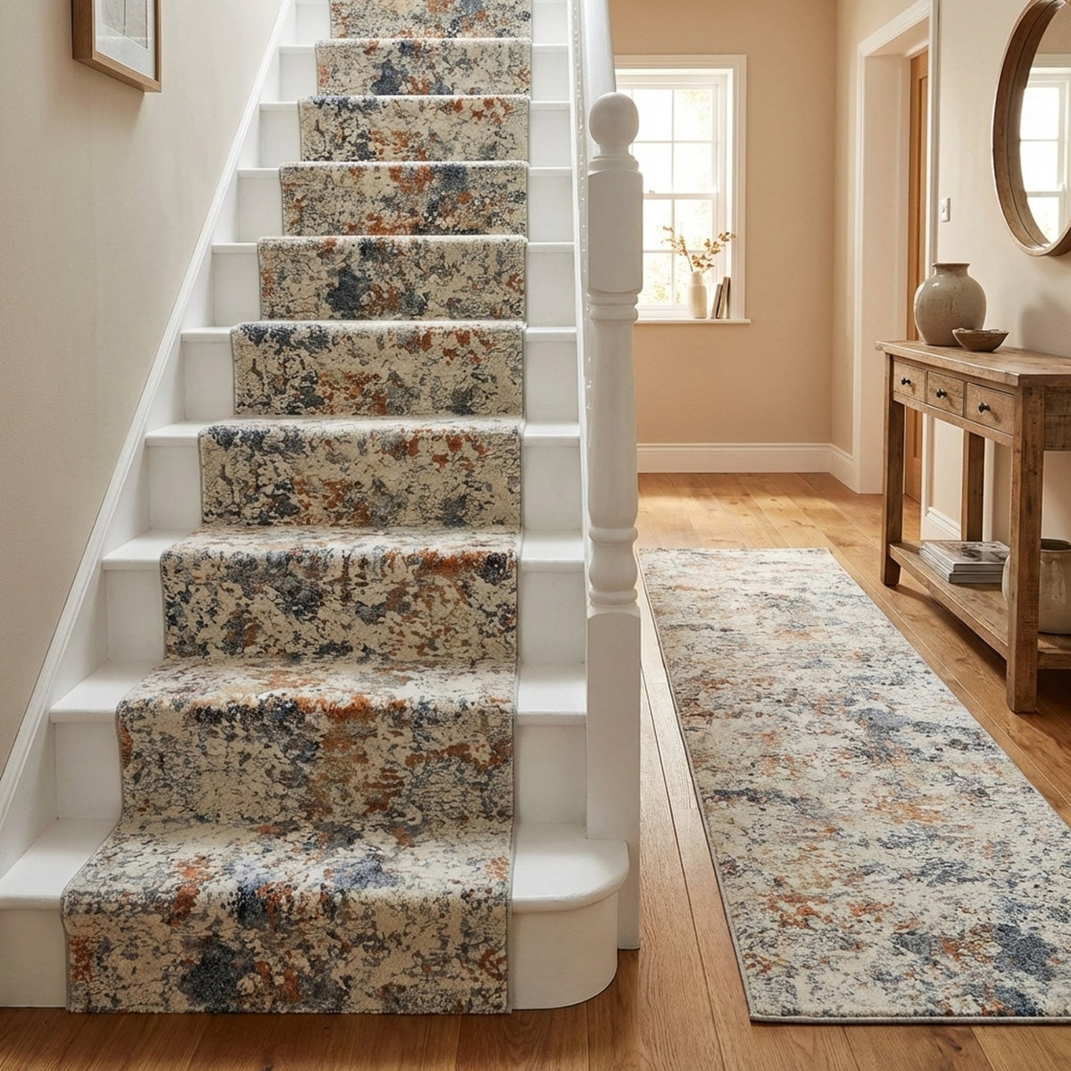 Couture Ivory/Copper 52023-6616 Stair Runner