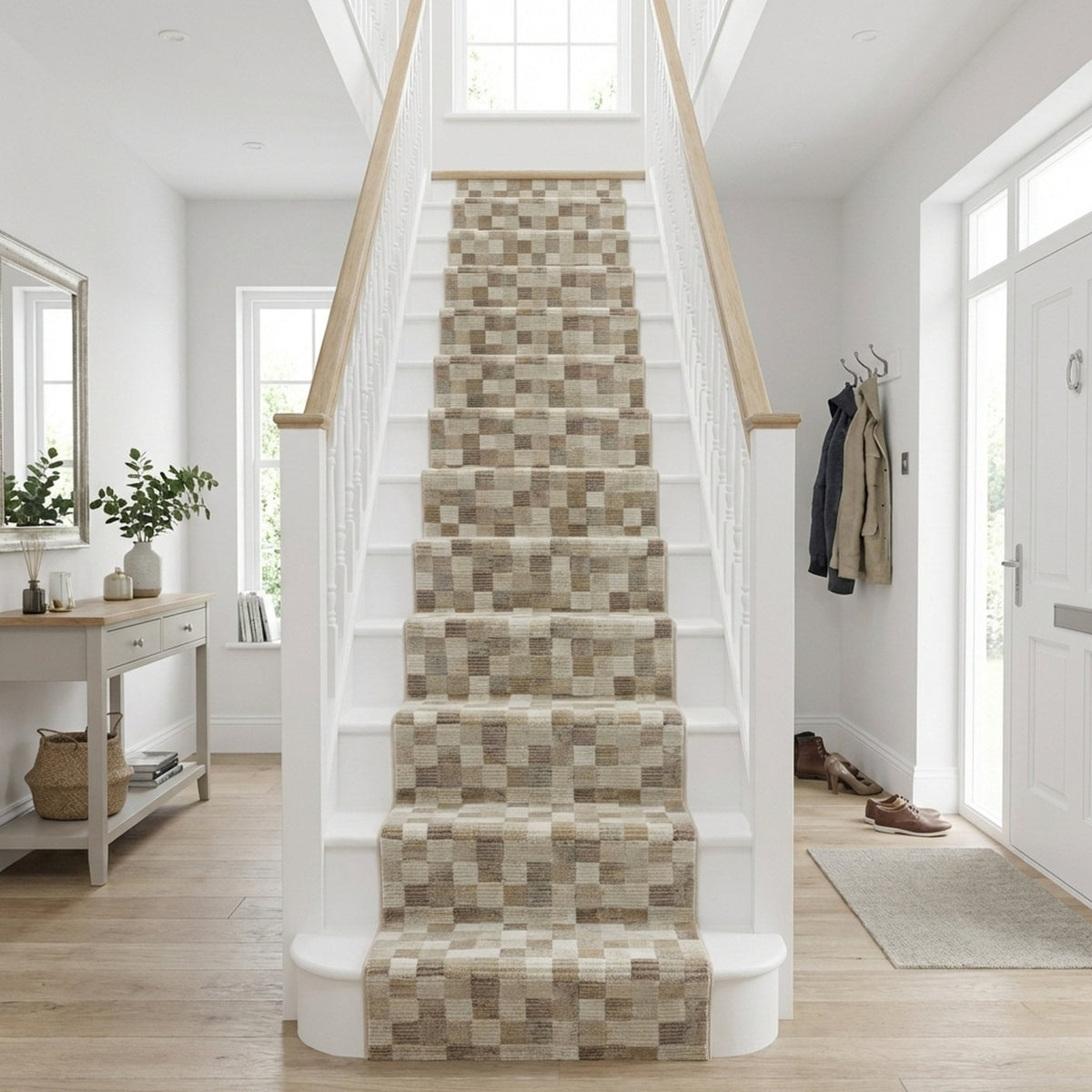 Eclipse Beige 63339-6282 Stair Runner