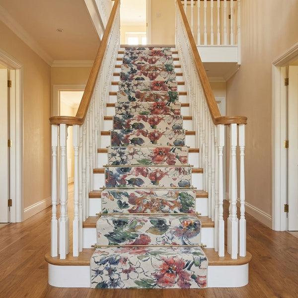 Eclipse Beige/Multi 63528-6626 Stair Runner