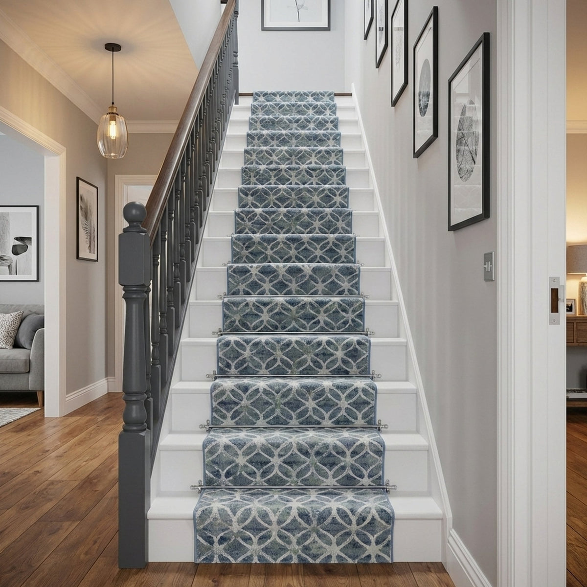 Eclipse Blue 63396-5666 Stair Runner