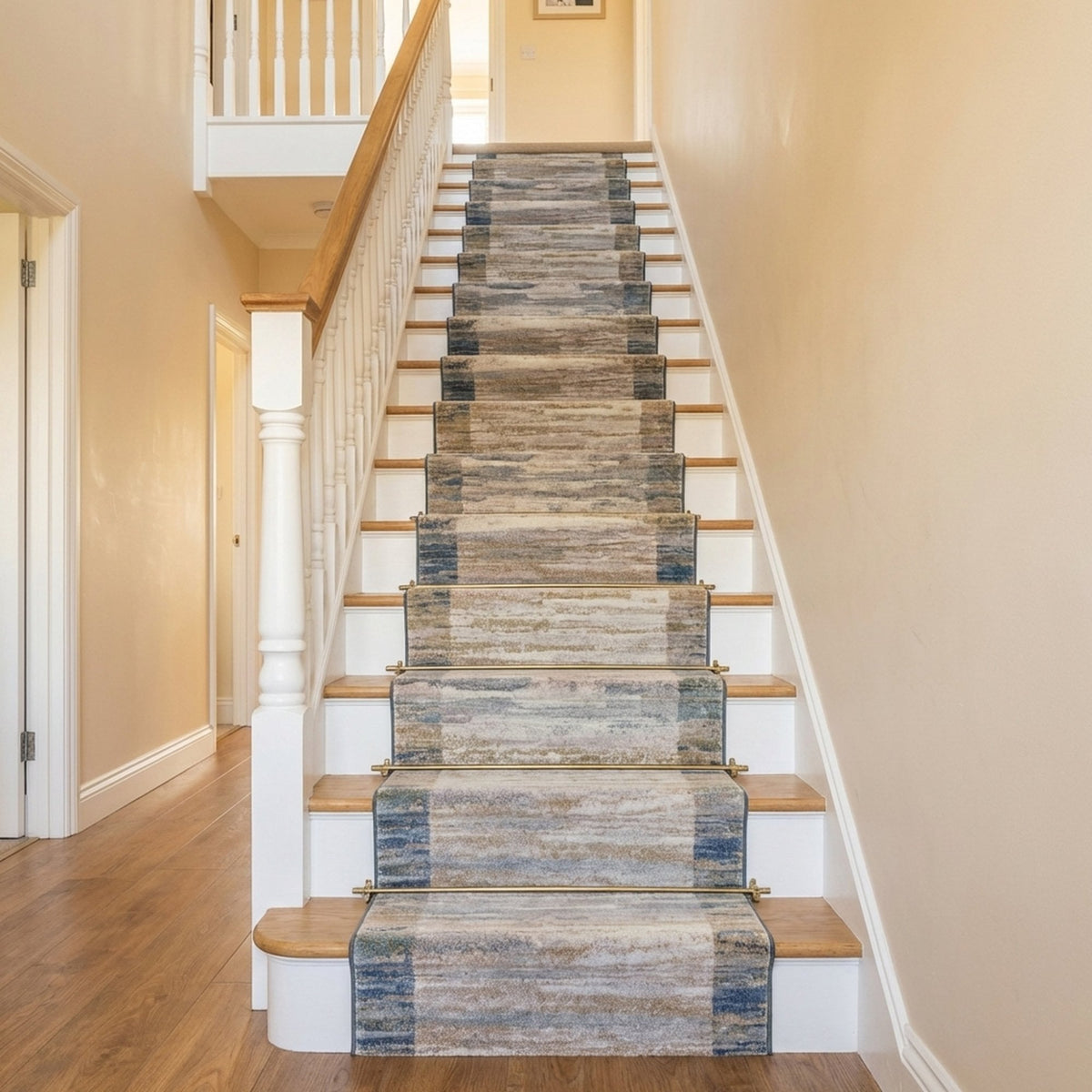 Eclipse Blue/Gray 79138-6191 Stair Runner
