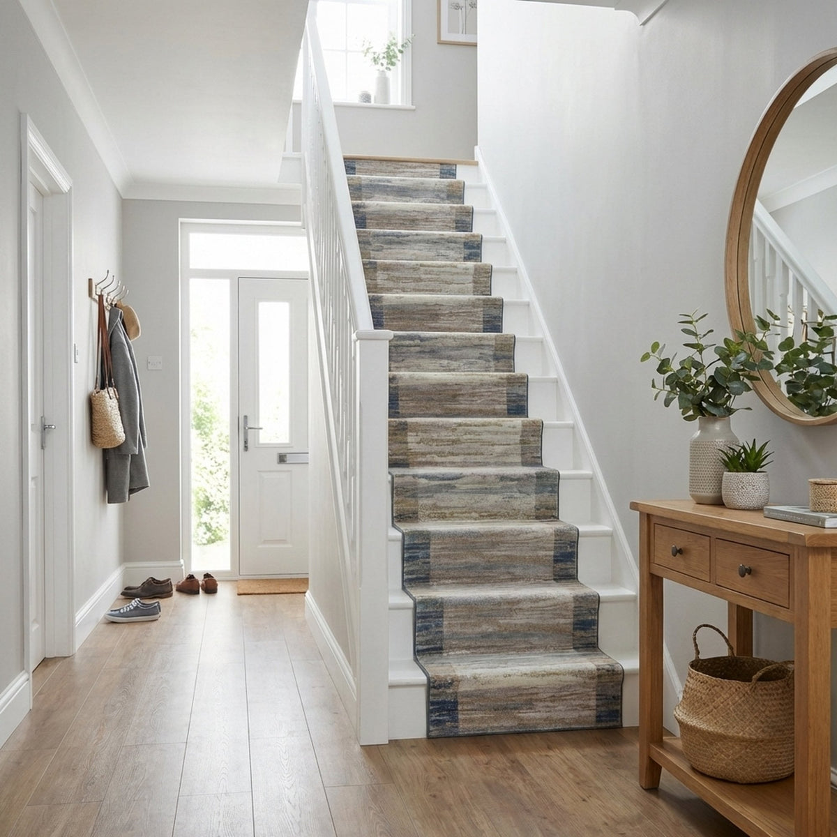 Eclipse Blue/Gray 79138-6191 Stair Runner